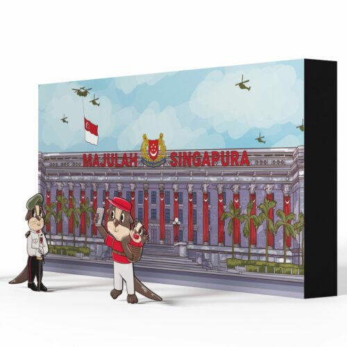 National Day Decoration Photo Booth Padang Otters Quarter View scaled